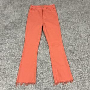 MOTHER Women's Ankle & Cropped Jeans in Coral